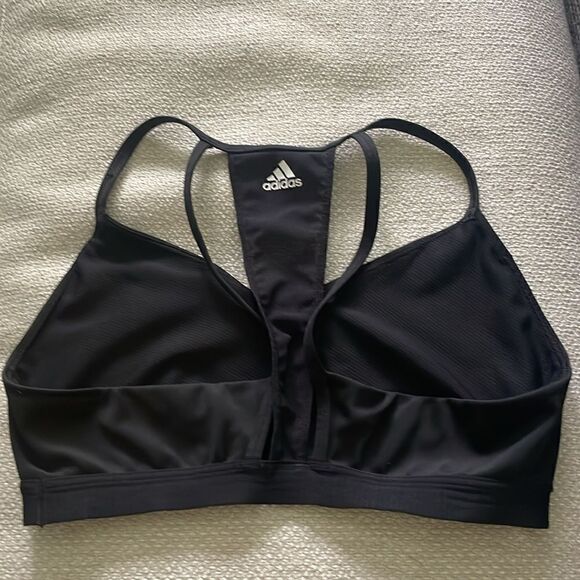Adidas Black Mesh Back Sportsbra - Picture 2 of 4